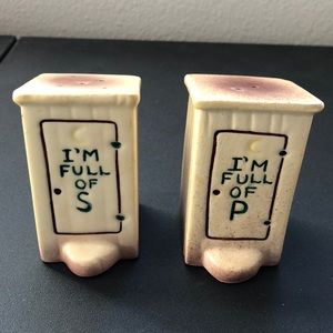 Outhouse Salt & Pepper Shakers